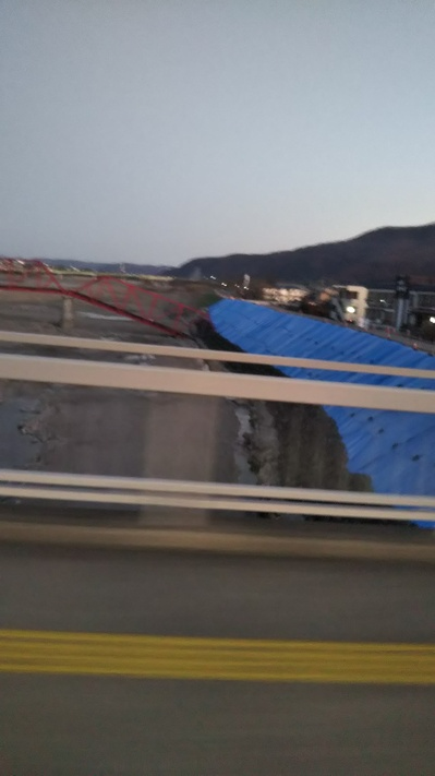 上田鉄道橋の崩落
